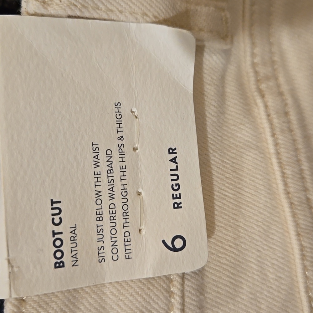 NWT J Jill Modern Slim Bootcut Natural White Cream - Picture 3 of 6